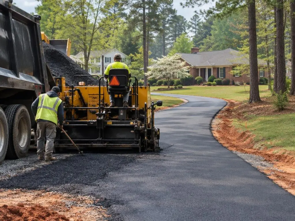 Asphalt Driveway Paving in Greensboro, NC